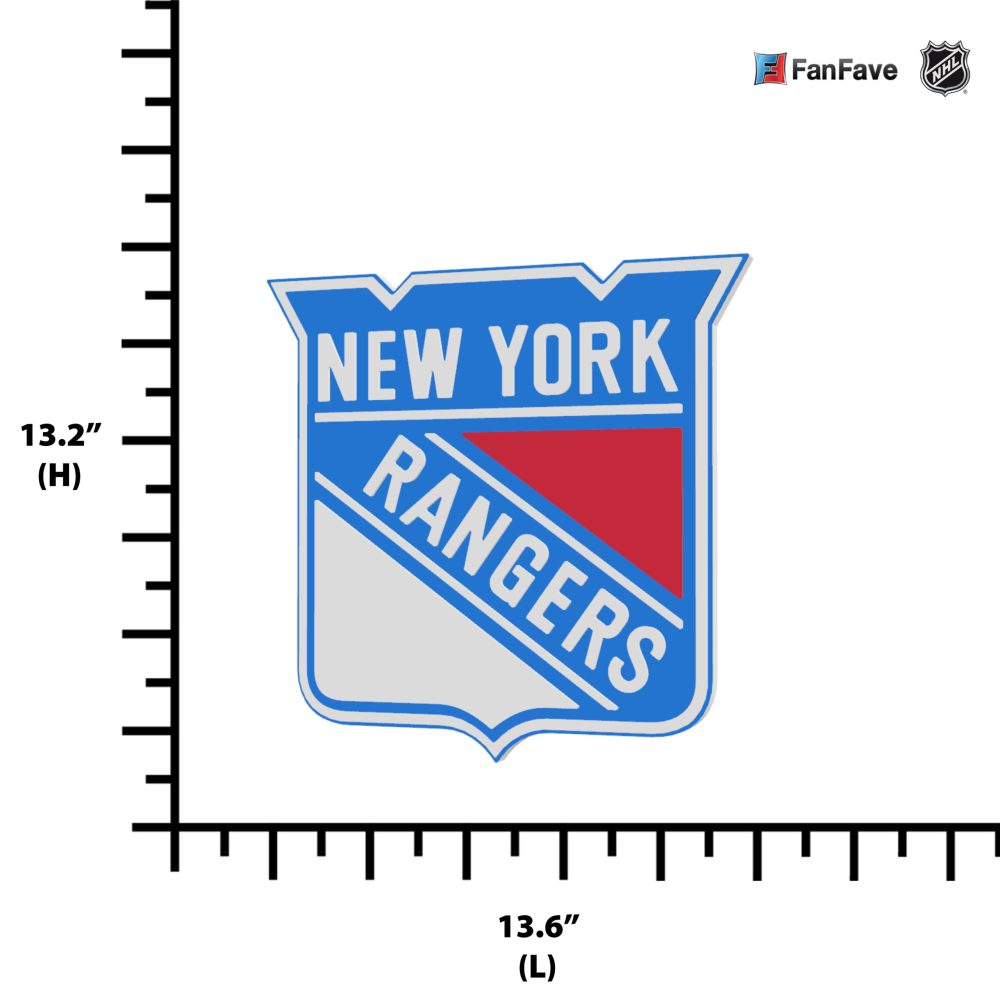 New York Rangers EVA Foam 3D Wall Sign - Image 3