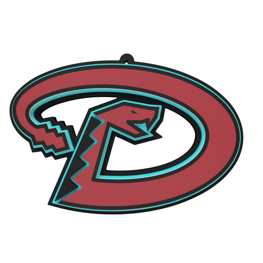 Arizona Diamondbacks ("D" Snake) Homerun Chain - Image 2