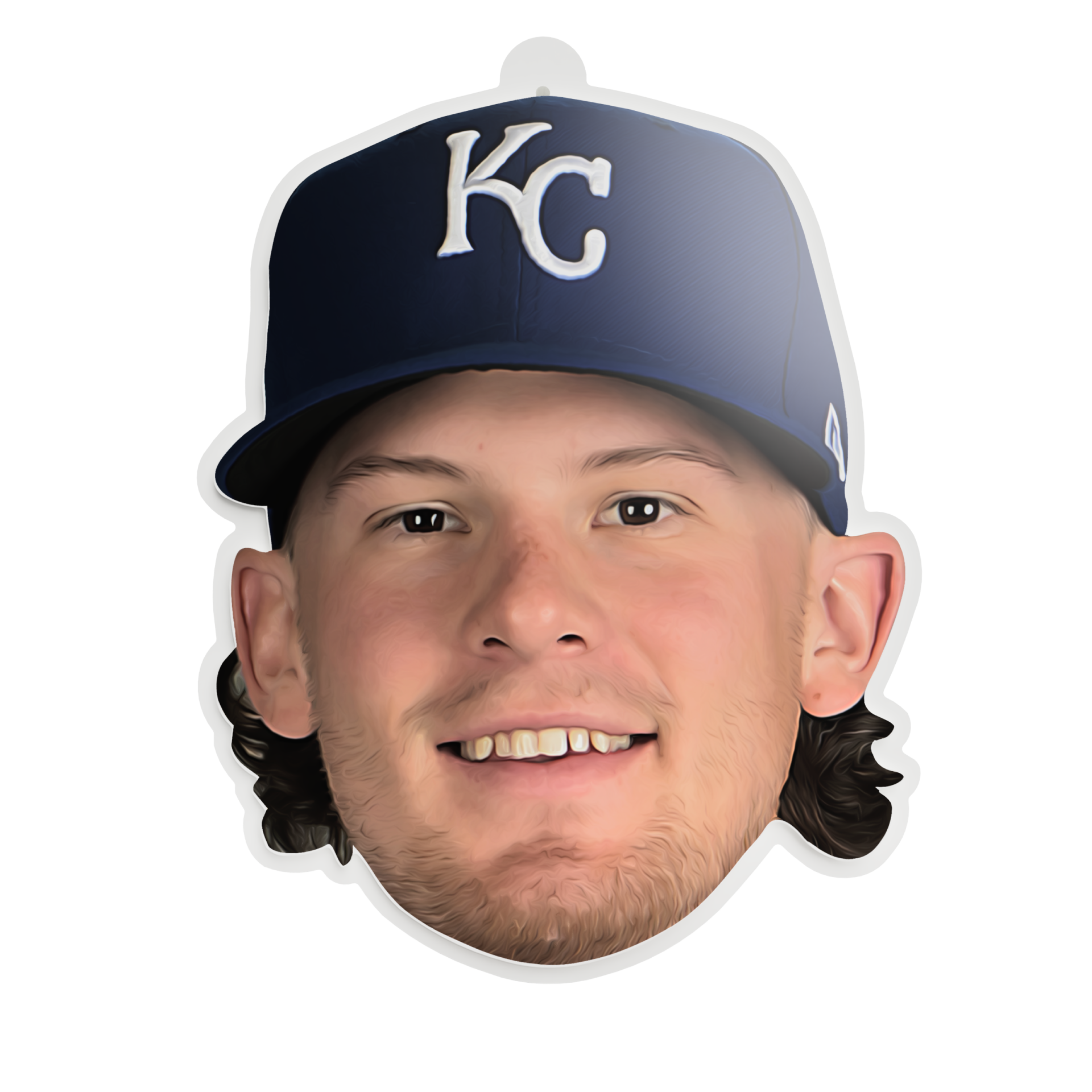KC Royals (Bobby Witt Jr. #7) Face FanChain - Image 4