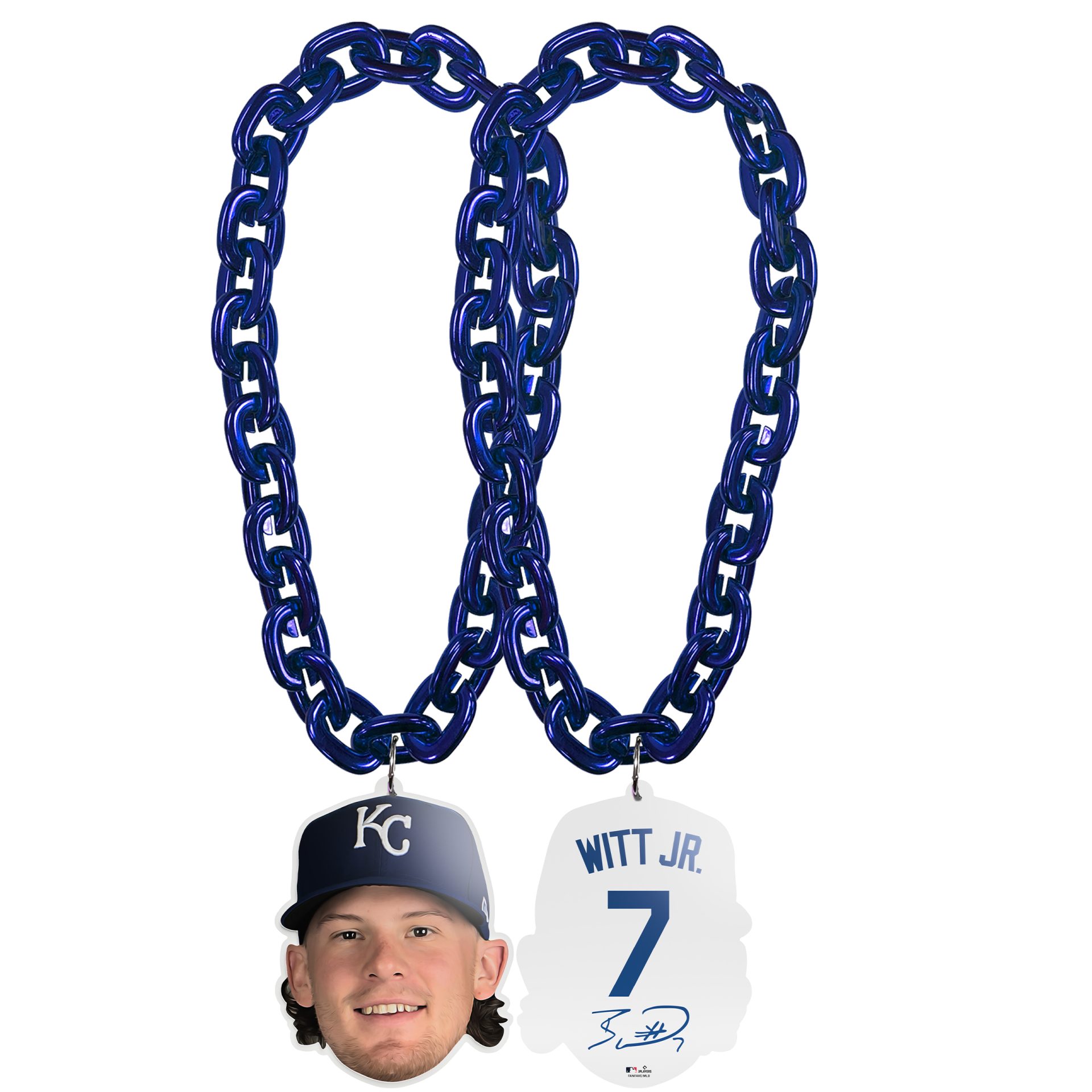 KC Royals (Bobby Witt Jr. #7) Face FanChain - Image 3